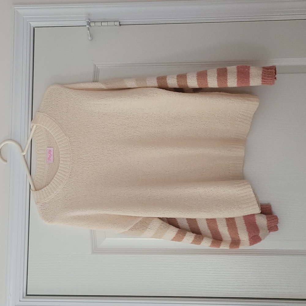 Pink Lily spring stripped sweater